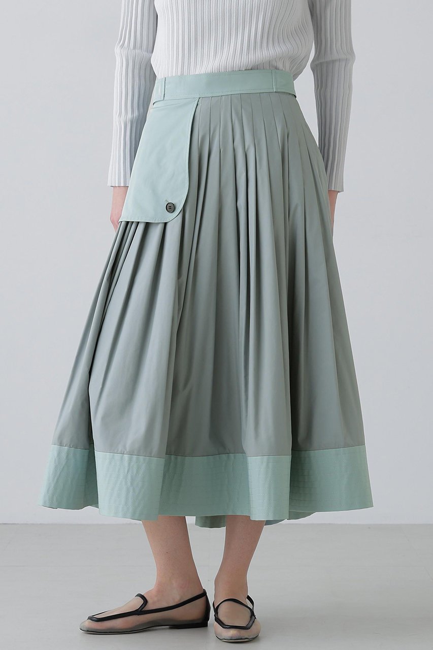 【アドーア/ADORE】のパウダータフタスカート 人気、トレンドファッション・服の通販 founy(ファニー) 　ファッション　Fashion　レディースファッション　Fashion for Women　スカート　Skirts　ロングスカート　Long Skirts / Maxi & Midi Skirts　タフタ　Taffeta, Structured Fabric　フェミニン　Feminine, Girly　ヨーク　Yoke, Yoke Design　ロング　Long, Long-Length　新作・新入荷　New Arrivals / New In　other-3|ID: prp329100004815822 ipo3291000000034979249