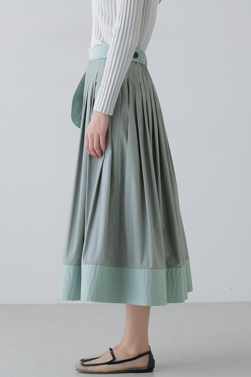 【アドーア/ADORE】のパウダータフタスカート 人気、トレンドファッション・服の通販 founy(ファニー) 　ファッション　Fashion　レディースファッション　Fashion for Women　スカート　Skirts　ロングスカート　Long Skirts / Maxi & Midi Skirts　タフタ　Taffeta, Structured Fabric　フェミニン　Feminine, Girly　ヨーク　Yoke, Yoke Design　ロング　Long, Long-Length　新作・新入荷　New Arrivals / New In　other-4|ID: prp329100004815822 ipo3291000000034979250