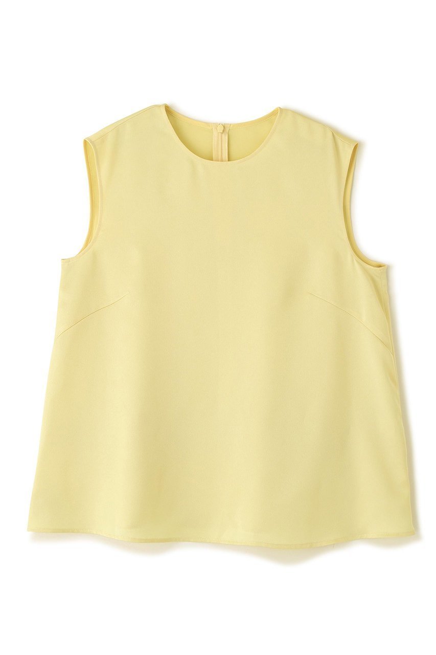 【アドーア/ADORE】のダルサテンブラウス インテリア・キッズ・メンズ・レディースファッション・服の通販 founy(ファニー) 　ファッション　Fashion　レディースファッション　Fashion for Women　トップス・カットソー　Cut & Sew Tops　キャミソール&ノースリーブ　Camisoles & Sleeveless Tops　シャツ・ブラウス・オフィスカジュアル　Elegant Blouses & Button-Ups　インナー　Innerwear　カーディガン　Cardigan, Knitwear　サテン　Satin, Glossy Fabric　ジャケット　Jacket, Outerwear　ノースリーブ　Sleeveless, No-Sleeve　エレガント 上品　Elegant　新作・新入荷　New Arrivals / New In　イエロー|ID: prp329100004815828 ipo3291000000034979301