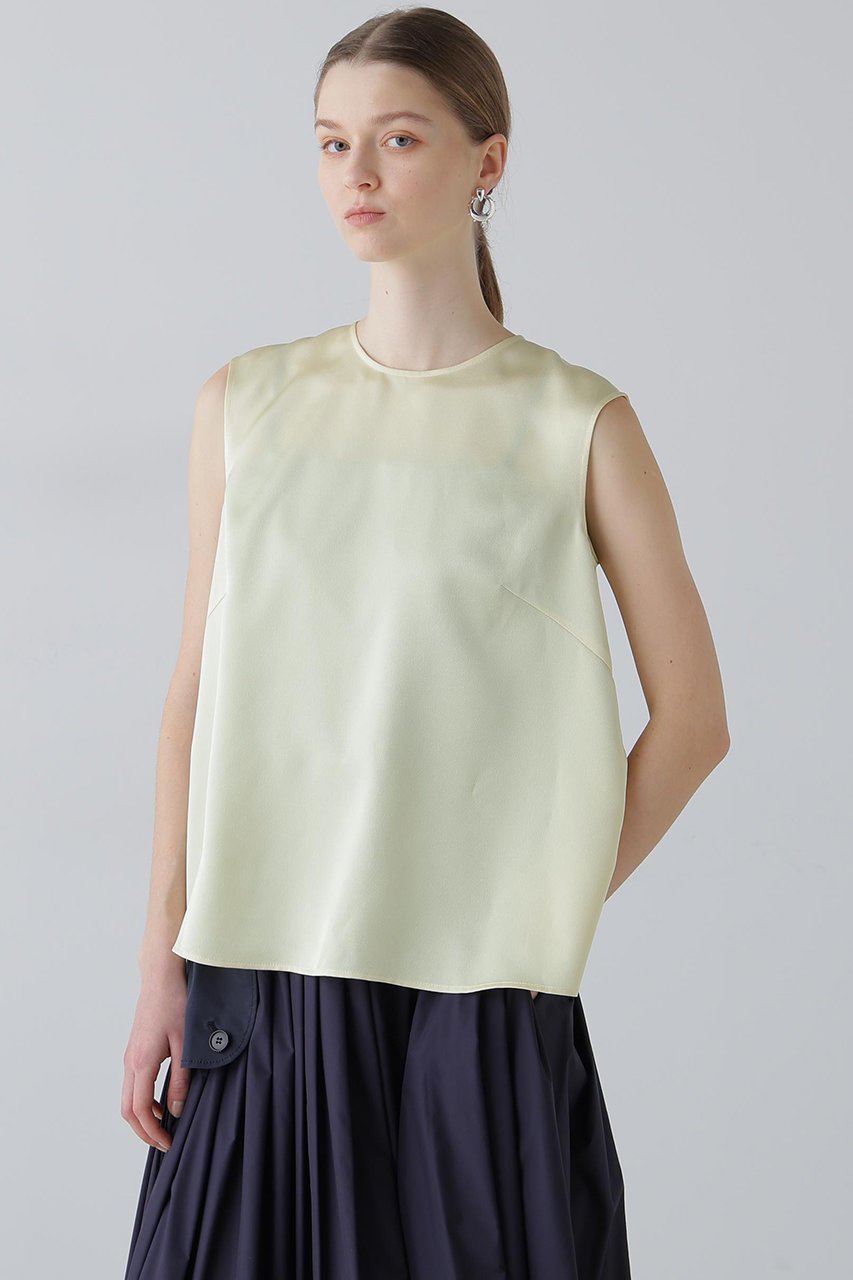 【アドーア/ADORE】のダルサテンブラウス 人気、トレンドファッション・服の通販 founy(ファニー) 　ファッション　Fashion　レディースファッション　Fashion for Women　トップス・カットソー　Cut & Sew Tops　キャミソール&ノースリーブ　Camisoles & Sleeveless Tops　シャツ・ブラウス・オフィスカジュアル　Elegant Blouses & Button-Ups　インナー　Innerwear　カーディガン　Cardigan, Knitwear　サテン　Satin, Glossy Fabric　ジャケット　Jacket, Outerwear　ノースリーブ　Sleeveless, No-Sleeve　エレガント 上品　Elegant　新作・新入荷　New Arrivals / New In　other-2|ID: prp329100004815828 ipo3291000000034979302