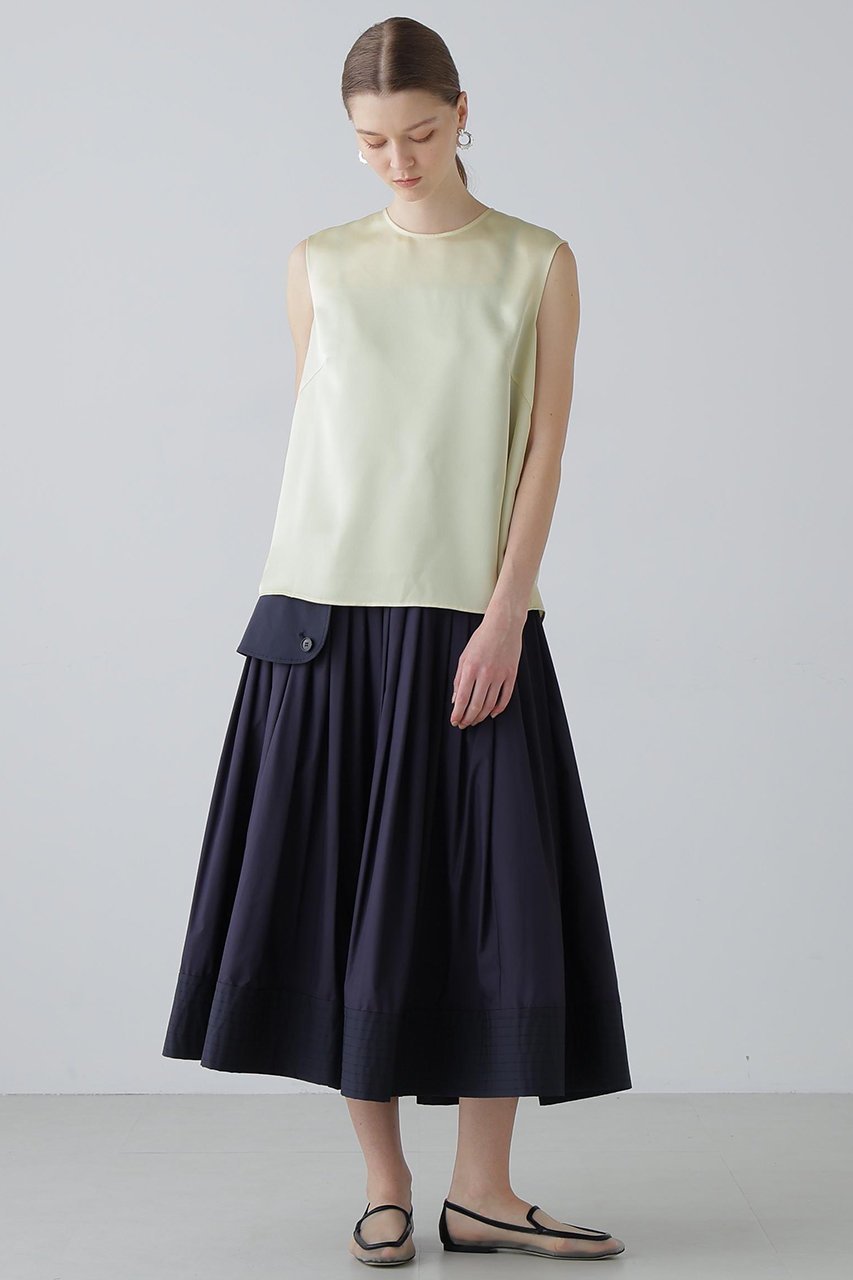 【アドーア/ADORE】のダルサテンブラウス 人気、トレンドファッション・服の通販 founy(ファニー) 　ファッション　Fashion　レディースファッション　Fashion for Women　トップス・カットソー　Cut & Sew Tops　キャミソール&ノースリーブ　Camisoles & Sleeveless Tops　シャツ・ブラウス・オフィスカジュアル　Elegant Blouses & Button-Ups　インナー　Innerwear　カーディガン　Cardigan, Knitwear　サテン　Satin, Glossy Fabric　ジャケット　Jacket, Outerwear　ノースリーブ　Sleeveless, No-Sleeve　エレガント 上品　Elegant　新作・新入荷　New Arrivals / New In　other-3|ID: prp329100004815828 ipo3291000000034979303