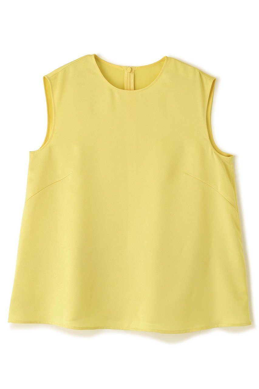 【アドーア/ADORE】のダルサテンブラウス インテリア・キッズ・メンズ・レディースファッション・服の通販 founy(ファニー) 　ファッション　Fashion　レディースファッション　Fashion for Women　トップス・カットソー　Cut & Sew Tops　キャミソール&ノースリーブ　Camisoles & Sleeveless Tops　シャツ・ブラウス・オフィスカジュアル　Elegant Blouses & Button-Ups　インナー　Innerwear　カーディガン　Cardigan, Knitwear　サテン　Satin, Glossy Fabric　ジャケット　Jacket, Outerwear　ノースリーブ　Sleeveless, No-Sleeve　エレガント 上品　Elegant　イエロー|ID: prp329100004815828 ipo3291000000036077768