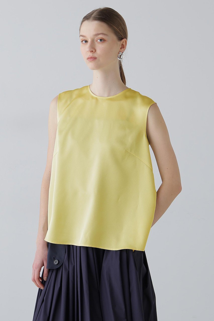 【アドーア/ADORE】のダルサテンブラウス 人気、トレンドファッション・服の通販 founy(ファニー) 　ファッション　Fashion　レディースファッション　Fashion for Women　トップス・カットソー　Cut & Sew Tops　キャミソール&ノースリーブ　Camisoles & Sleeveless Tops　シャツ・ブラウス・オフィスカジュアル　Elegant Blouses & Button-Ups　インナー　Innerwear　カーディガン　Cardigan, Knitwear　サテン　Satin, Glossy Fabric　ジャケット　Jacket, Outerwear　ノースリーブ　Sleeveless, No-Sleeve　エレガント 上品　Elegant　other-2|ID: prp329100004815828 ipo3291000000036194853