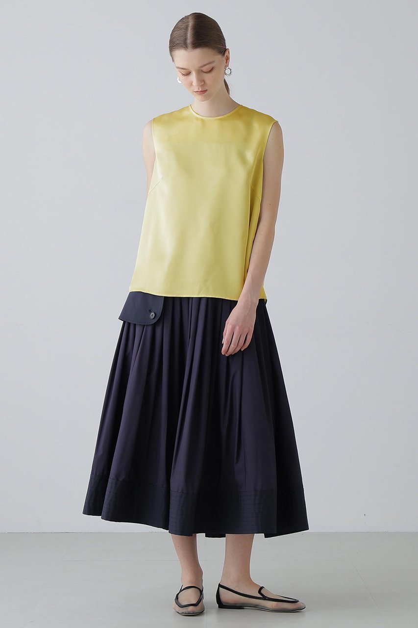 【アドーア/ADORE】のダルサテンブラウス 人気、トレンドファッション・服の通販 founy(ファニー) 　ファッション　Fashion　レディースファッション　Fashion for Women　トップス・カットソー　Cut & Sew Tops　キャミソール&ノースリーブ　Camisoles & Sleeveless Tops　シャツ・ブラウス・オフィスカジュアル　Elegant Blouses & Button-Ups　インナー　Innerwear　カーディガン　Cardigan, Knitwear　サテン　Satin, Glossy Fabric　ジャケット　Jacket, Outerwear　ノースリーブ　Sleeveless, No-Sleeve　エレガント 上品　Elegant　other-3|ID: prp329100004815828 ipo3291000000036194854