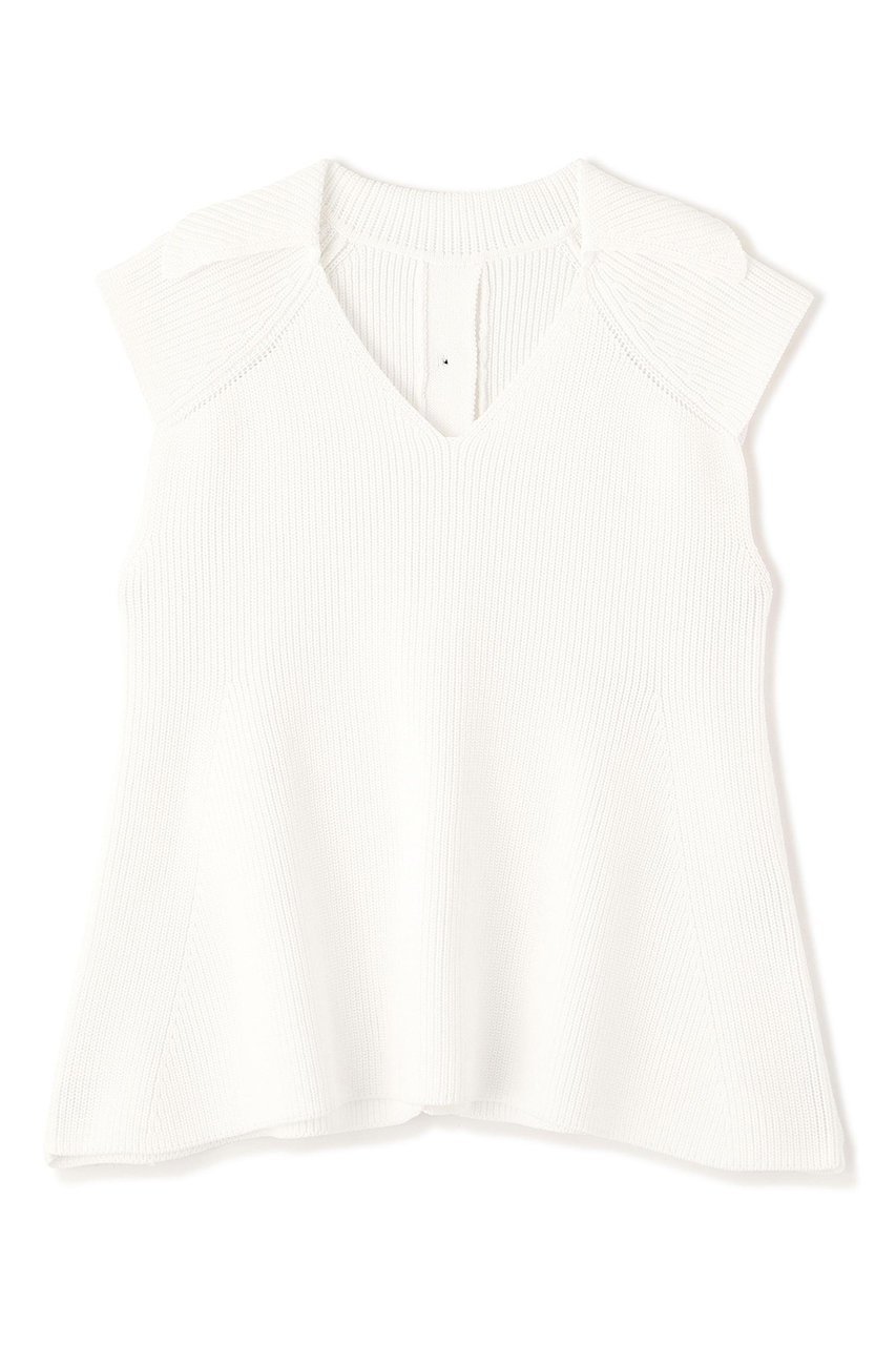 【アドーア/ADORE】のエアーストレッチ インテリア・キッズ・メンズ・レディースファッション・服の通販 founy(ファニー) 　ファッション　Fashion　レディースファッション　Fashion for Women　トップス・カットソー　Cut & Sew Tops　ニット　Knit Tops & Sweaters　カジュアルプルオーバー・ニットトップス　Pullovers & Knit Tops / Casual Pullovers　インナー　Innerwear　ストレッチ　Stretch, Stretchy Fabric　フレア　Flare, Flared　新作・新入荷　New Arrivals / New In　畦　Ribbed Knit　ホワイト|ID: prp329100004815833 ipo3291000000034979335