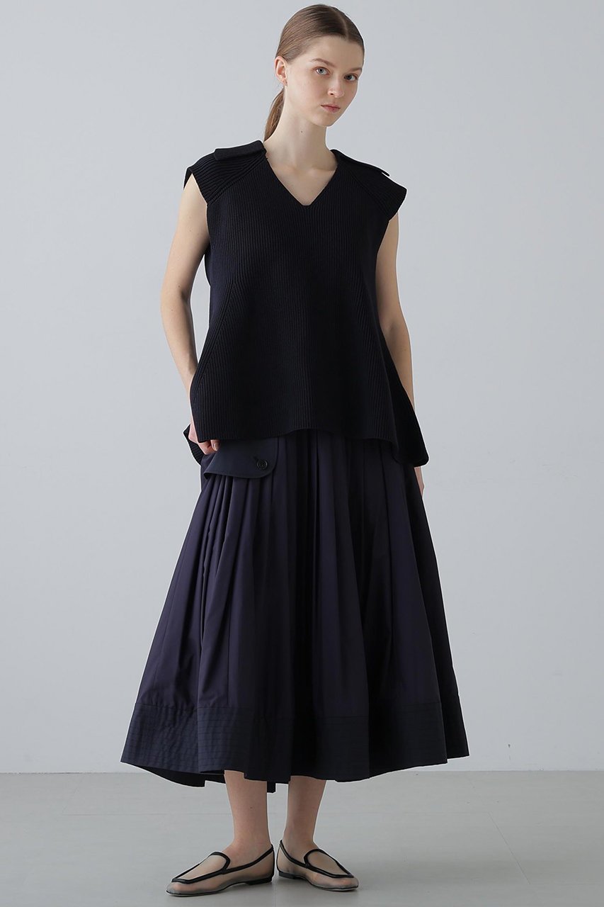 【アドーア/ADORE】のエアーストレッチ 人気、トレンドファッション・服の通販 founy(ファニー) 　ファッション　Fashion　レディースファッション　Fashion for Women　トップス・カットソー　Cut & Sew Tops　ニット　Knit Tops & Sweaters　カジュアルプルオーバー・ニットトップス　Pullovers & Knit Tops / Casual Pullovers　インナー　Innerwear　ストレッチ　Stretch, Stretchy Fabric　フレア　Flare, Flared　畦　Ribbed Knit　other-3|ID: prp329100004815833 ipo3291000000035669783