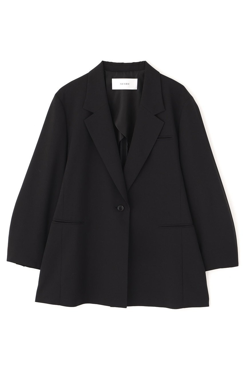 【アドーア/ADORE】のイージートロピカルジャケット インテリア・キッズ・メンズ・レディースファッション・服の通販 founy(ファニー) 　ファッション　Fashion　レディースファッション　Fashion for Women　アウター　Coat / Outerwear Collection　レディースジャケット・軽アウター　Jackets　おすすめ　Recommended / Our Picks　ジャケット　Jacket, Outerwear　ストレッチ　Stretch, Stretchy Fabric　セットアップ　Set-Up, Coordinated Outfit　リラックス　Relax, Relaxed Fit　新作・新入荷　New Arrivals / New In　ブラック|ID: prp329100004815837 ipo3291000000034979363