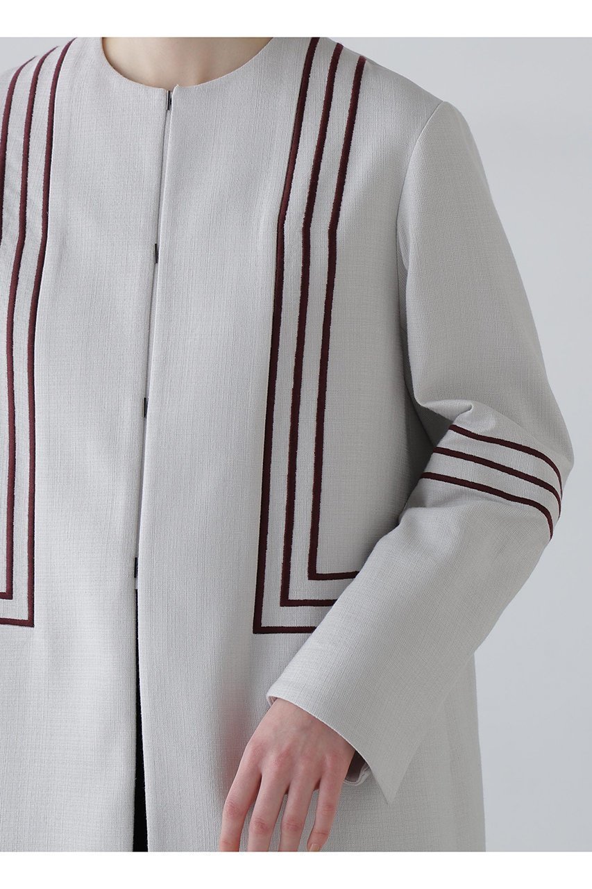 【アドーア/ADORE】のボールドラインエンブロイダリージャケット 人気、トレンドファッション・服の通販 founy(ファニー) 　ファッション　Fashion　レディースファッション　Fashion for Women　アウター　Coat / Outerwear Collection　レディースジャケット・軽アウター　Jackets　ジャケット　Jacket, Outerwear　フロント　Front, Front Design　ランダム　Random, Irregular　新作・新入荷　New Arrivals / New In　other-7|ID: prp329100004815839 ipo3291000000034979387