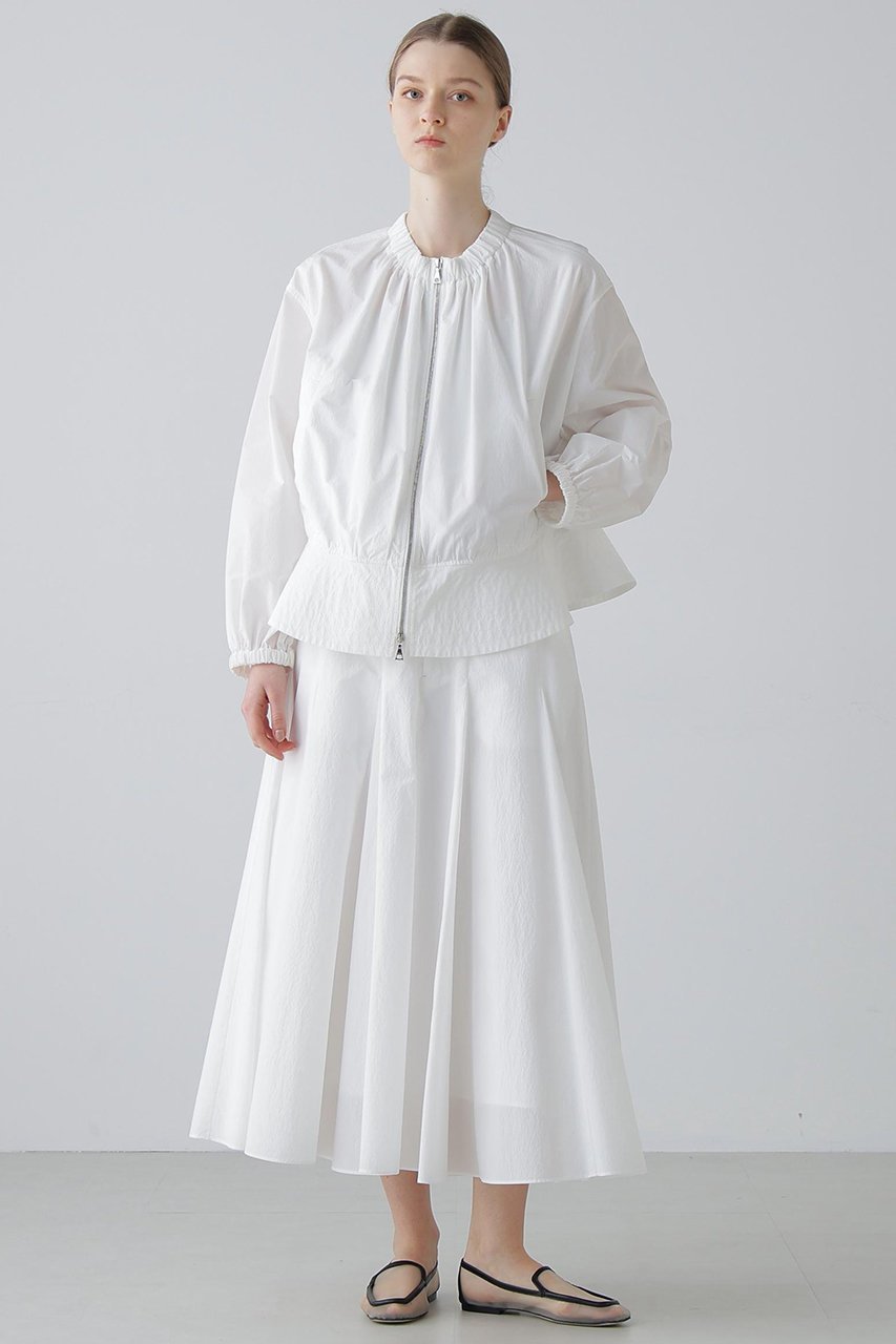 【アドーア/ADORE】のペーパーライクナイロンジャケット 人気、トレンドファッション・服の通販 founy(ファニー) 　ファッション　Fashion　レディースファッション　Fashion for Women　アウター　Coat / Outerwear Collection　レディースジャケット・軽アウター　Jackets　ギャザー　Gathered, Ruffled　ジャケット　Jacket, Outerwear　タフタ　Taffeta, Structured Fabric　フォルム　Silhouette, Form　ペプラム　Peplum, Flared Hem　新作・新入荷　New Arrivals / New In　other-3|ID: prp329100004815842 ipo3291000000034979411