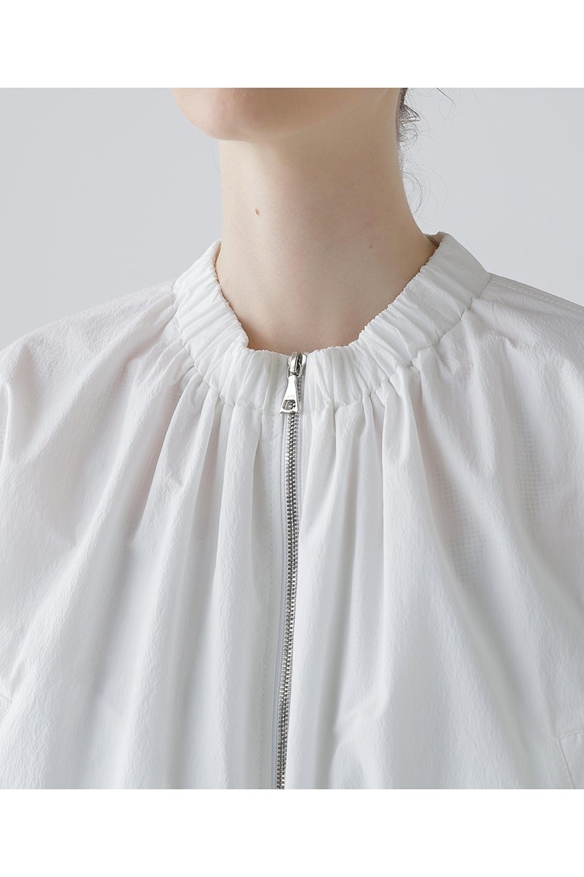 【アドーア/ADORE】のペーパーライクナイロンジャケット 人気、トレンドファッション・服の通販 founy(ファニー) 　ファッション　Fashion　レディースファッション　Fashion for Women　アウター　Coat / Outerwear Collection　レディースジャケット・軽アウター　Jackets　ギャザー　Gathered, Ruffled　ジャケット　Jacket, Outerwear　タフタ　Taffeta, Structured Fabric　フォルム　Silhouette, Form　ペプラム　Peplum, Flared Hem　新作・新入荷　New Arrivals / New In　other-6|ID: prp329100004815842 ipo3291000000034979415