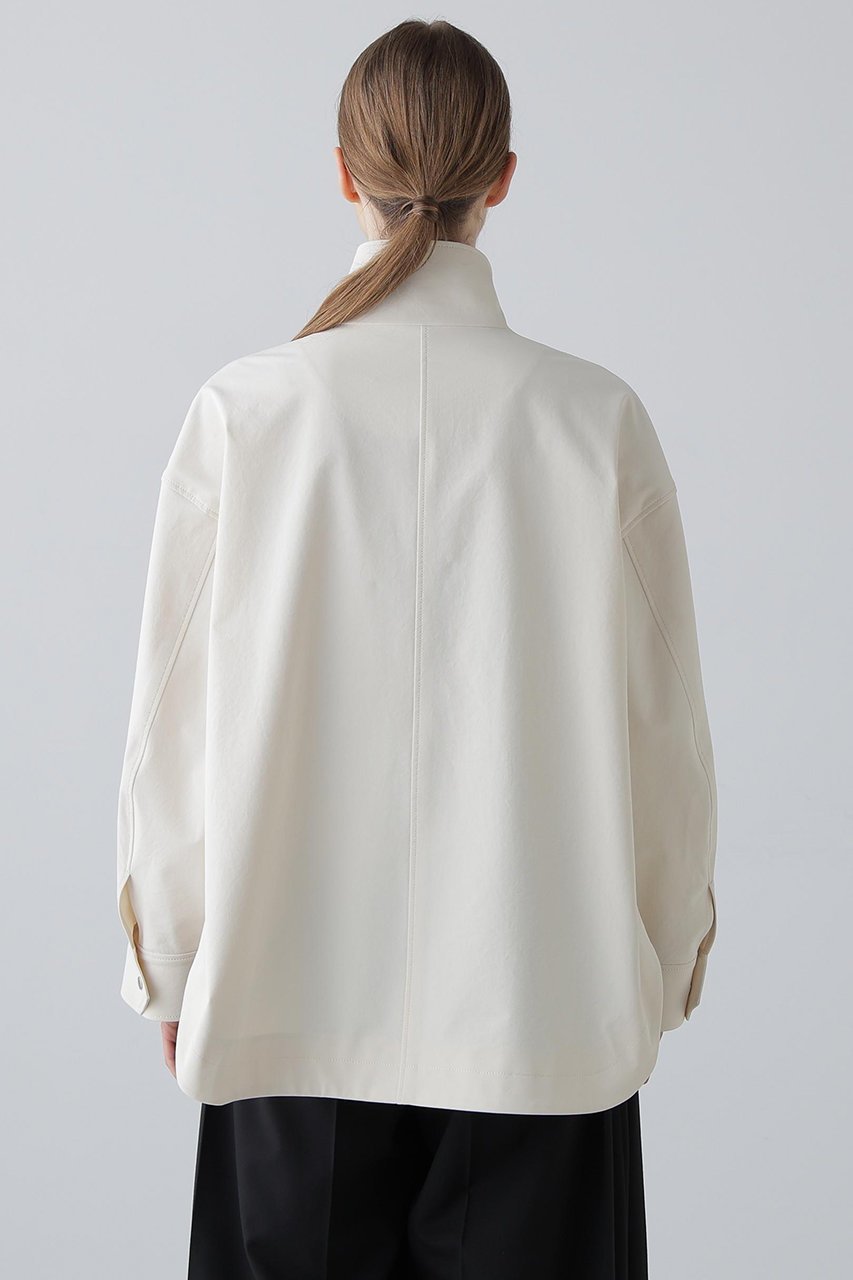 【アドーア/ADORE】のペーパーライクストレッチジャケット 人気、トレンドファッション・服の通販 founy(ファニー) 　ファッション　Fashion　レディースファッション　Fashion for Women　アウター　Coat / Outerwear Collection　レディースジャケット・軽アウター　Jackets　コンパクト　Compact, Small Size　ジャケット　Jacket, Outerwear　スタンド　Stand Collar, Upright Stand　ストレッチ　Stretch, Stretchy Fabric　フロント　Front, Front Design　メタル　Metal, Metal Parts　モダン　Modern, Contemporary　ラウンド　Round, Round Neck　新作・新入荷　New Arrivals / New In　other-5|ID: prp329100004815844 ipo3291000000034979430