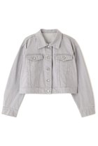 【アドーア/ADORE】のデニムジャケット 人気、トレンドファッション・服の通販 founy(ファニー) ファッション Fashion レディースファッション Fashion for Women アウター Coat / Outerwear Collection レディースジャケット・軽アウター Jackets デニムジャケット / カジュアルアウター Denim Jackets コンパクト Compact, Small Size ショート Short, Short Length ジャケット Jacket, Outerwear デニム Denim, Jeans Material バランス Balance, Style Balance フォルム Silhouette, Form 定番 Standard, Basic Item 新作・新入荷 New Arrivals / New In thumbnail グレー|ID: prp329100004815845 ipo3291000000034979437