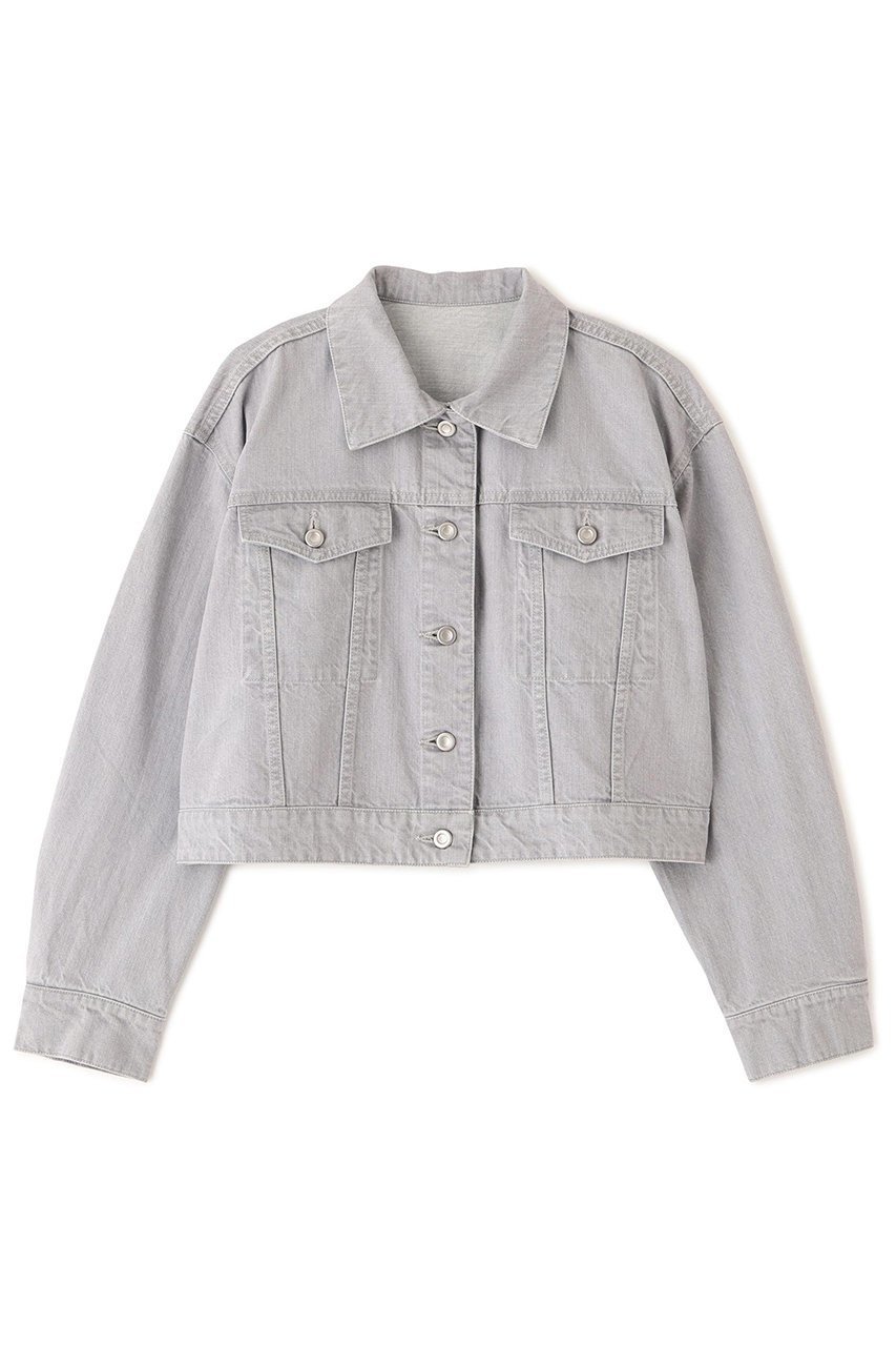 【アドーア/ADORE】のデニムジャケット インテリア・キッズ・メンズ・レディースファッション・服の通販 founy(ファニー) ファッション Fashion レディースファッション Fashion for Women アウター Coat / Outerwear Collection レディースジャケット・軽アウター Jackets デニムジャケット / カジュアルアウター Denim Jackets コンパクト Compact, Small Size ショート Short, Short Length ジャケット Jacket, Outerwear デニム Denim, Jeans Material バランス Balance, Style Balance フォルム Silhouette, Form 定番 Standard, Basic Item 新作・新入荷 New Arrivals / New In グレー|ID: prp329100004815845 ipo3291000000034979437