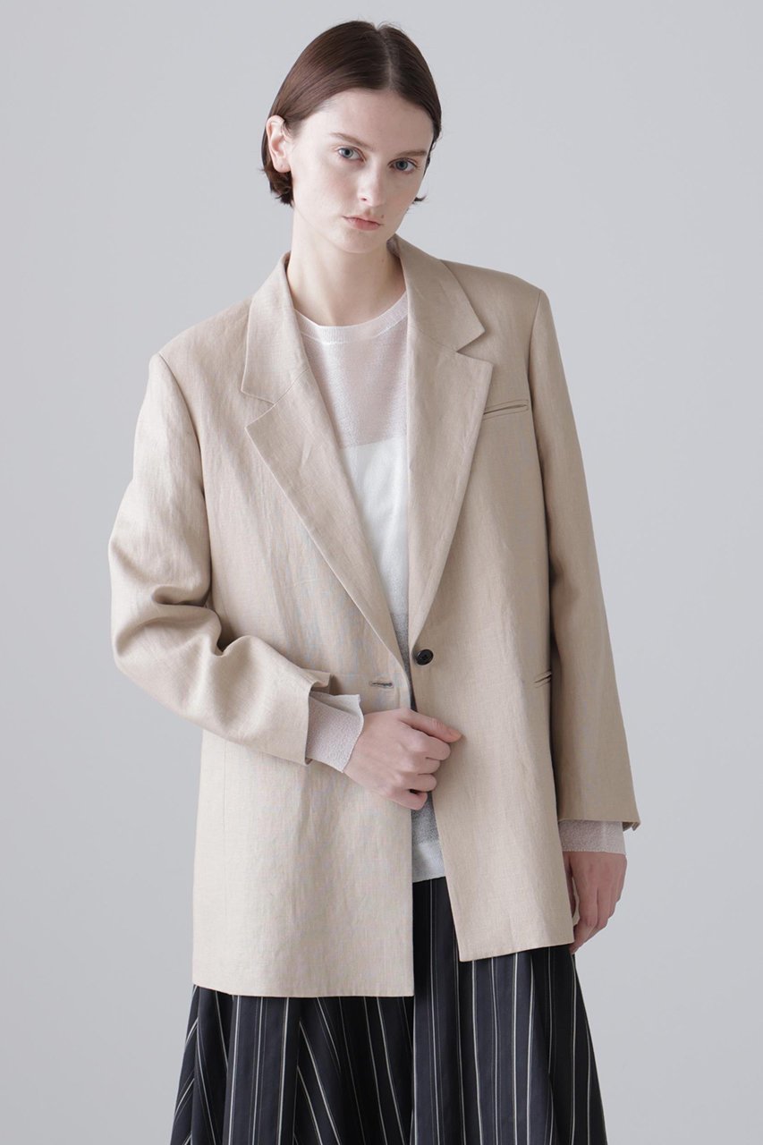 【アドーア/ADORE】のコンパクト麻ジャケット 人気、トレンドファッション・服の通販 founy(ファニー) 　ファッション　Fashion　レディースファッション　Fashion for Women　アウター　Coat / Outerwear Collection　レディースジャケット・軽アウター　Jackets　コンパクト　Compact, Small Size　ジャケット　Jacket, Outerwear　リラックス　Relax, Relaxed Fit　other-2|ID: prp329100004815847 ipo3291000000035669820