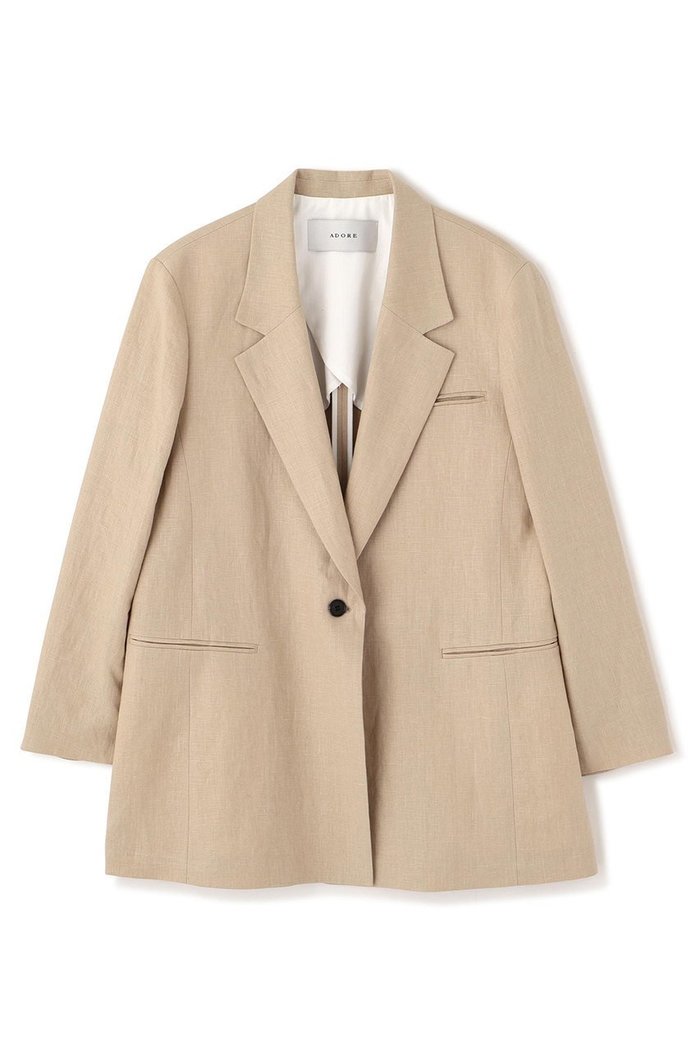 【アドーア/ADORE】のコンパクト麻ジャケット インテリア・キッズ・メンズ・レディースファッション・服の通販 founy(ファニー) https://founy.com/ ファッション Fashion レディースファッション Fashion for Women アウター Coat / Outerwear Collection レディースジャケット・軽アウター Jackets コンパクト Compact, Small Size ジャケット Jacket, Outerwear リラックス Relax, Relaxed Fit |ID: prp329100004815847 ipo3291000000036077823