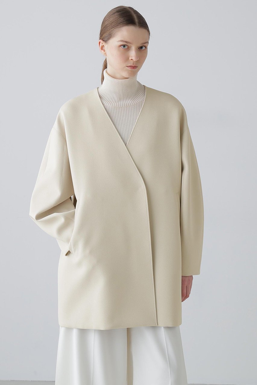 【アドーア/ADORE】のバイカラーボンディングジャケット 人気、トレンドファッション・服の通販 founy(ファニー) 　ファッション　Fashion　レディースファッション　Fashion for Women　アウター　Coat / Outerwear Collection　レディースジャケット・軽アウター　Jackets　ジャケット　Jacket, Outerwear　ハーフ　Half, Half-Length　フォルム　Silhouette, Form　ボンディング　Bonding, Bonded Fabric　新作・新入荷　New Arrivals / New In　other-2|ID: prp329100004815848 ipo3291000000034979459