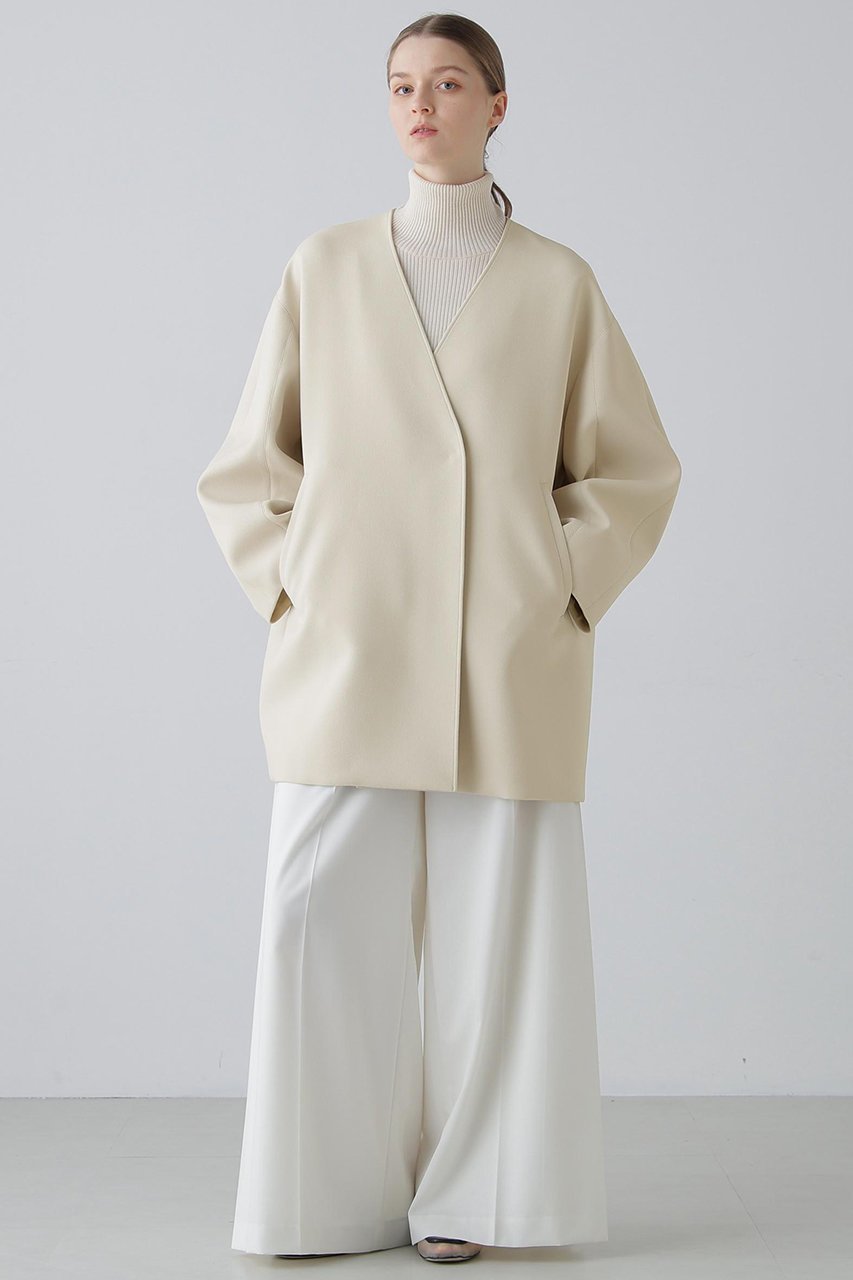 【アドーア/ADORE】のバイカラーボンディングジャケット 人気、トレンドファッション・服の通販 founy(ファニー) 　ファッション　Fashion　レディースファッション　Fashion for Women　アウター　Coat / Outerwear Collection　レディースジャケット・軽アウター　Jackets　ジャケット　Jacket, Outerwear　ハーフ　Half, Half-Length　フォルム　Silhouette, Form　ボンディング　Bonding, Bonded Fabric　other-3|ID: prp329100004815848 ipo3291000000035456907