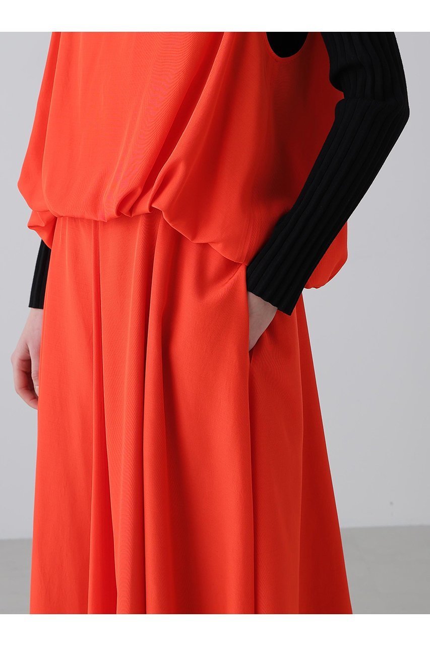 【アドーア/ADORE】のシルキークロスワンピース 人気、トレンドファッション・服の通販 founy(ファニー) 　ファッション　Fashion　レディースファッション　Fashion for Women　ワンピース　Dresses　チュニック　Tunic Tops & Dresses　チュニック　Tunic, Long Top　ドレープ　Drape, Draping Fabric　フェミニン　Feminine, Girly　フレア　Flare, Flared　ブラウジング　Blouson Silhouette, Cinched Waist　ロング　Long, Long-Length　エレガント 上品　Elegant　新作・新入荷　New Arrivals / New In　other-8|ID: prp329100004815853 ipo3291000000034979509