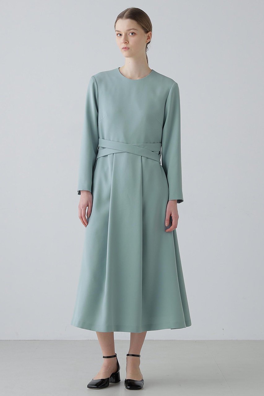 【アドーア/ADORE】のパウダリーダブルサテンワンピース 人気、トレンドファッション・服の通販 founy(ファニー) 　ファッション　Fashion　レディースファッション　Fashion for Women　ワンピース　Dresses　チュニック　Tunic Tops & Dresses　クラシカル　Classical, Vintage-Inspired　クラシック　Classic, Timeless Style　チュニック　Tunic, Long Top　ドレス　Dress, One-Piece　ドレープ　Drape, Draping Fabric　ロング　Long, Long-Length　エレガント 上品　Elegant　other-2|ID: prp329100004815857 ipo3291000000035551344