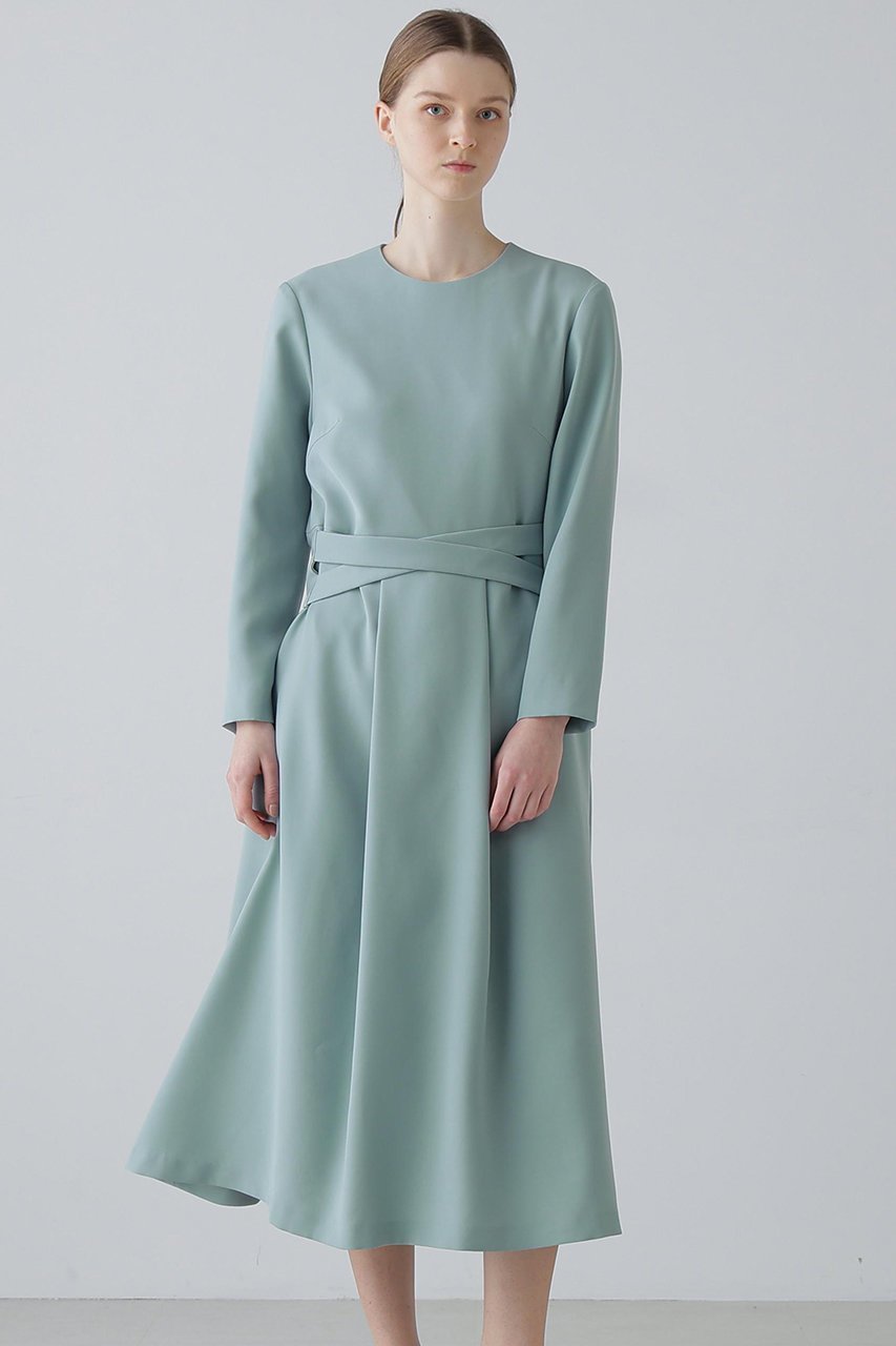 【アドーア/ADORE】のパウダリーダブルサテンワンピース 人気、トレンドファッション・服の通販 founy(ファニー) 　ファッション　Fashion　レディースファッション　Fashion for Women　ワンピース　Dresses　チュニック　Tunic Tops & Dresses　クラシカル　Classical, Vintage-Inspired　クラシック　Classic, Timeless Style　チュニック　Tunic, Long Top　ドレス　Dress, One-Piece　ドレープ　Drape, Draping Fabric　ロング　Long, Long-Length　エレガント 上品　Elegant　other-3|ID: prp329100004815857 ipo3291000000035551345