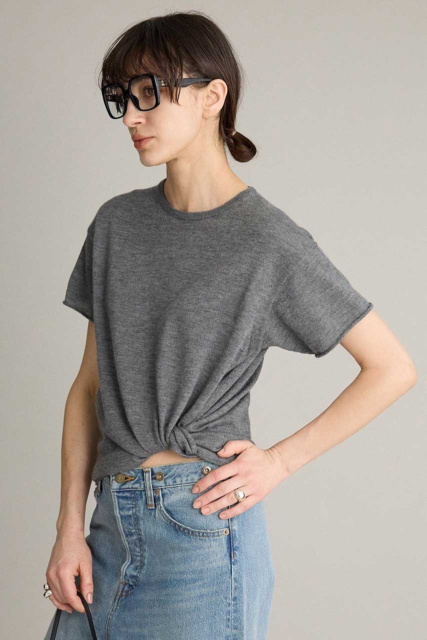 【ブリル/BRILL】のCashmere ツイストT 人気、トレンドファッション・服の通販 founy(ファニー) 　ファッション　Fashion　レディースファッション　Fashion for Women　トップス・カットソー　Cut & Sew Tops　ニット　Knit Tops & Sweaters　カジュアルプルオーバー・ニットトップス　Pullovers & Knit Tops / Casual Pullovers　なめらか　Smooth, Silky Texture　スリット　Slit, Slit Detail　ツイスト　Tweed, Tweed Fabric　ドレープ　Drape, Draping Fabric　エレガント 上品　Elegant　定番　Standard, Basic Item　other-2|ID: prp329100004815861 ipo3291000000035669870
