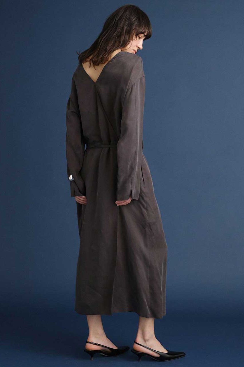 【ブリル/BRILL】のフィブリルアレンジワンピース 人気、トレンドファッション・服の通販 founy(ファニー) 　ファッション　Fashion　レディースファッション　Fashion for Women　ワンピース　Dresses　チュニック　Tunic Tops & Dresses　ギャザー　Gathered, Ruffled　シンプル　Simple, Minimal　ストレート　Straight, Straight Cut　チュニック　Tunic, Long Top　ロング　Long, Long-Length　再入荷　Restock / Back in Stock　other-4|ID: prp329100004815863 ipo3291000000035456977