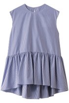 【ドメル/DOMELLE】のコットン ギャザード ブラウス 人気、トレンドファッション・服の通販 founy(ファニー) ファッション Fashion レディースファッション Fashion for Women トップス・カットソー Cut & Sew Tops キャミソール&ノースリーブ Camisoles & Sleeveless Tops シャツ・ブラウス・オフィスカジュアル Elegant Blouses & Button-Ups 2026年 2026 ギャザー Gathered, Ruffled ネップ Nepp, Slub Yarn ノースリーブ Sleeveless, No-Sleeve バランス Balance, Style Balance ミックス Mix, Mixed Style ワイド Wide, Wide Fit エレガント 上品 Elegant 夏 Summer 春 Spring S/S・春夏 SS, Spring/Summer, Warm Season thumbnail ストライプ|ID: prp329100004815869 ipo3291000000034979614