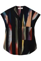 【アキラナカ/AKIRANAKA】のEmpty ストライプ ショートスリーブ シャツ 人気、トレンドファッション・服の通販 founy(ファニー) ファッション Fashion レディースファッション Fashion for Women トップス・カットソー Cut & Sew Tops シャツ・ブラウス・オフィスカジュアル Elegant Blouses & Button-Ups 2026年 2026 インナー Innerwear グラフィック Graphic, Graphic Design ショート Short, Short Length ジャケット Jacket, Outerwear ストライプ Stripe, Striped Pattern スリーブ Sleeve, Long Sleeve / Short Sleeve ドレープ Drape, Draping Fabric 夏 Summer 春 Spring S/S・春夏 SS, Spring/Summer, Warm Season |ID:prp329100004815878