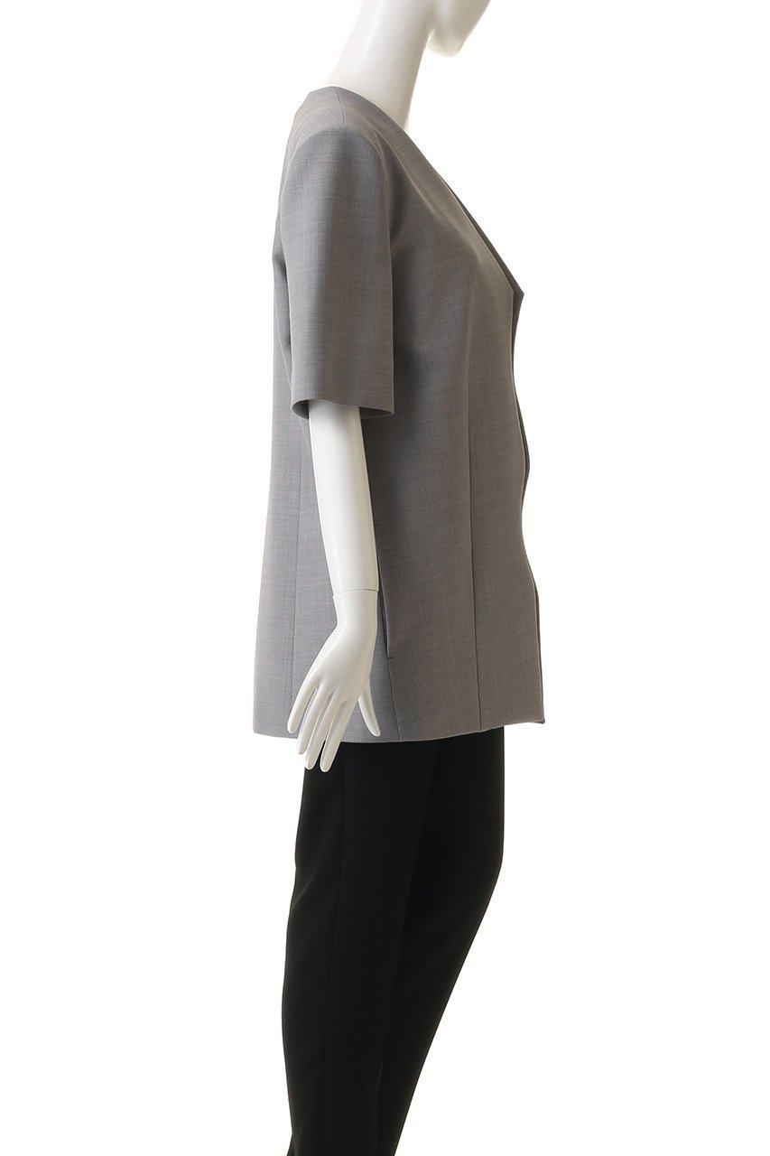 【アキラナカ/AKIRANAKA】のTeodora ハーフスリーブ ジャケット 人気、トレンドファッション・服の通販 founy(ファニー) 　ファッション　Fashion　レディースファッション　Fashion for Women　アウター　Coat / Outerwear Collection　レディースジャケット・軽アウター　Jackets　2026年　2026　カッティング　Cutting Detail　ジャケット　Jacket, Outerwear　スリーブ　Sleeve, Long Sleeve / Short Sleeve　ハーフ　Half, Half-Length　フロント　Front, Front Design　リラックス　Relax, Relaxed Fit　エレガント 上品　Elegant　夏　Summer　春　Spring　S/S・春夏　SS, Spring/Summer, Warm Season　other-3|ID: prp329100004815880 ipo3291000000034979694