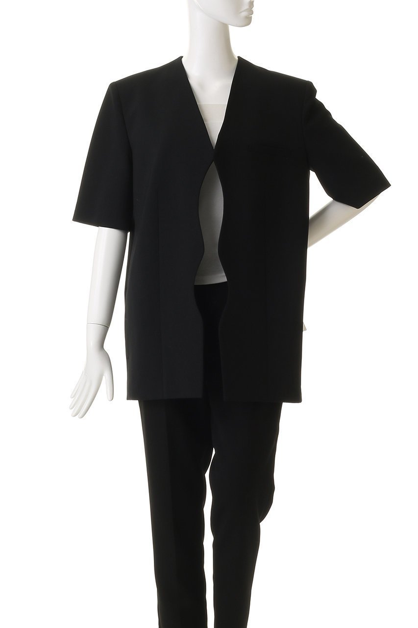 【アキラナカ/AKIRANAKA】のTeodora ハーフスリーブ ジャケット 人気、トレンドファッション・服の通販 founy(ファニー) 　ファッション　Fashion　レディースファッション　Fashion for Women　アウター　Coat / Outerwear Collection　レディースジャケット・軽アウター　Jackets　2026年　2026　カッティング　Cutting Detail　ジャケット　Jacket, Outerwear　スリーブ　Sleeve, Long Sleeve / Short Sleeve　ハーフ　Half, Half-Length　フロント　Front, Front Design　リラックス　Relax, Relaxed Fit　エレガント 上品　Elegant　夏　Summer　春　Spring　S/S・春夏　SS, Spring/Summer, Warm Season　other-2|ID: prp329100004815880 ipo3291000000035486282