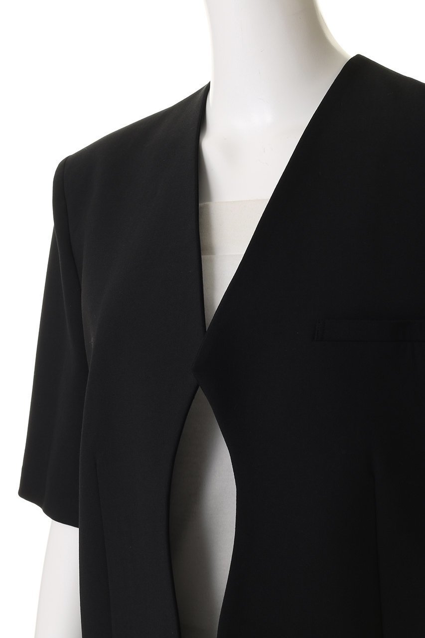 【アキラナカ/AKIRANAKA】のTeodora ハーフスリーブ ジャケット 人気、トレンドファッション・服の通販 founy(ファニー) 　ファッション　Fashion　レディースファッション　Fashion for Women　アウター　Coat / Outerwear Collection　レディースジャケット・軽アウター　Jackets　2026年　2026　カッティング　Cutting Detail　ジャケット　Jacket, Outerwear　スリーブ　Sleeve, Long Sleeve / Short Sleeve　ハーフ　Half, Half-Length　フロント　Front, Front Design　リラックス　Relax, Relaxed Fit　エレガント 上品　Elegant　夏　Summer　春　Spring　S/S・春夏　SS, Spring/Summer, Warm Season　other-5|ID: prp329100004815880 ipo3291000000035486285