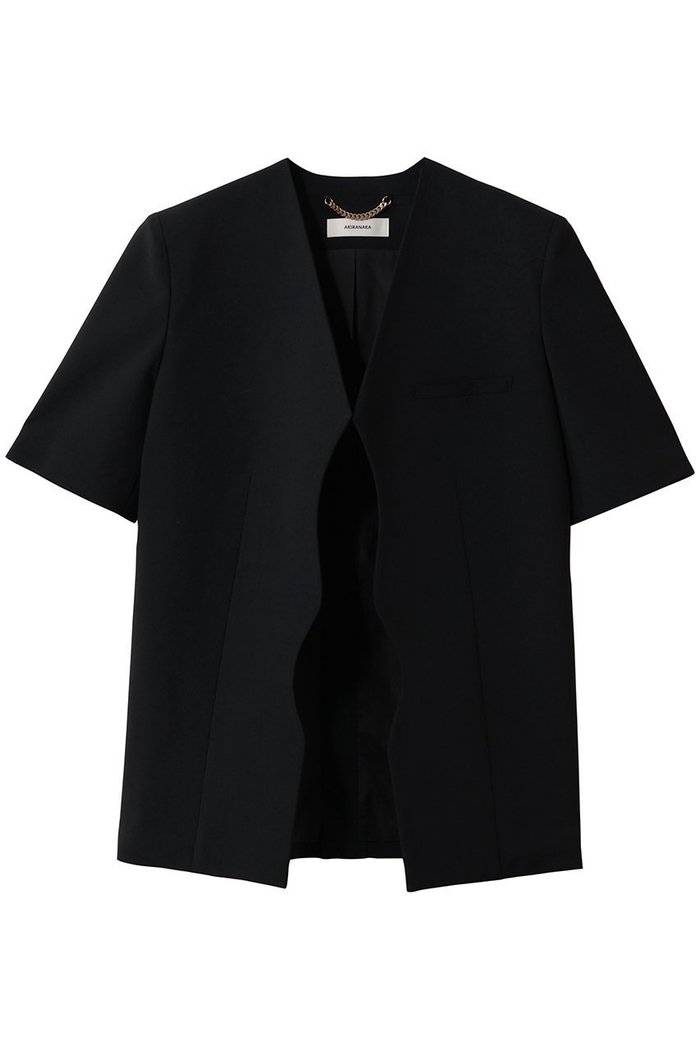 【アキラナカ/AKIRANAKA】のTeodora ハーフスリーブ ジャケット インテリア・キッズ・メンズ・レディースファッション・服の通販 founy(ファニー) https://founy.com/ ファッション Fashion レディースファッション Fashion for Women アウター Coat / Outerwear Collection レディースジャケット・軽アウター Jackets 2026年 2026 カッティング Cutting Detail ジャケット Jacket, Outerwear スリーブ Sleeve, Long Sleeve / Short Sleeve ハーフ Half, Half-Length フロント Front, Front Design リラックス Relax, Relaxed Fit エレガント 上品 Elegant 夏 Summer 春 Spring S/S・春夏 SS, Spring/Summer, Warm Season |ID: prp329100004815880 ipo3291000000036089514