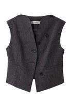 【アキラナカ/AKIRANAKA】のSesilia ベスト 人気、トレンドファッション・服の通販 founy(ファニー) ファッション Fashion レディースファッション Fashion for Women アウター Coat / Outerwear Collection レディースジャケット・軽アウター Jackets 2026年 2026 カッティング Cutting Detail クロップド Cropped, Short Length コンパクト Compact, Small Size シェイプ Shape, Slim Fit ジャケット Jacket, Outerwear フォルム Silhouette, Form ベスト Vest, Waistcoat ボトム Bottoms, Lower Wear マキシ Maxi, Full Length モダン Modern, Contemporary リネン Linen, Linen Fabric エレガント 上品 Elegant 夏 Summer 春 Spring S/S・春夏 SS, Spring/Summer, Warm Season thumbnail ブラック|ID: prp329100004815884 ipo3291000000034979723