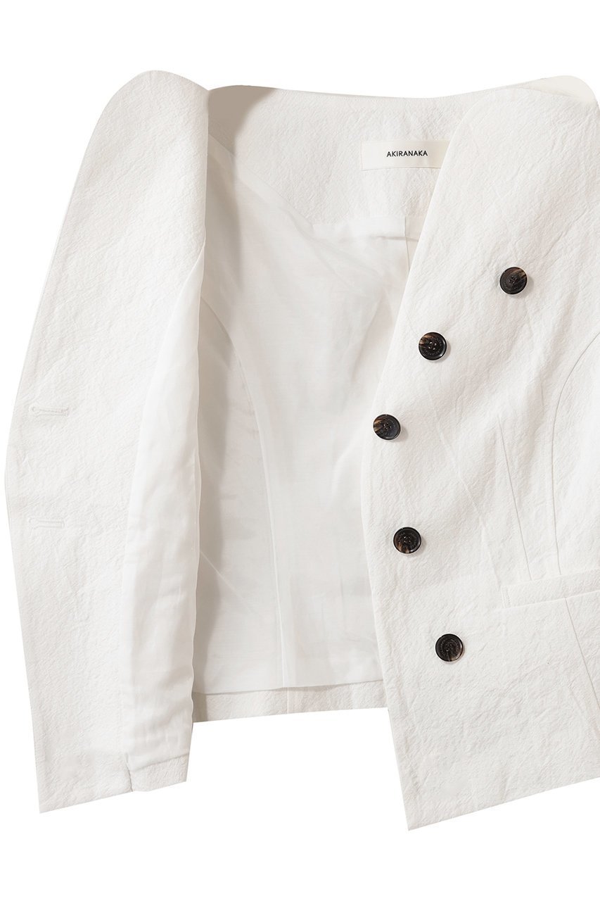 【アキラナカ/AKIRANAKA】のSesilia ベスト 人気、トレンドファッション・服の通販 founy(ファニー) 　ファッション　Fashion　レディースファッション　Fashion for Women　アウター　Coat / Outerwear Collection　レディースジャケット・軽アウター　Jackets　2026年　2026　カッティング　Cutting Detail　クロップド　Cropped, Short Length　コンパクト　Compact, Small Size　シェイプ　Shape, Slim Fit　ジャケット　Jacket, Outerwear　フォルム　Silhouette, Form　ベスト　Vest, Waistcoat　ボトム　Bottoms, Lower Wear　マキシ　Maxi, Full Length　モダン　Modern, Contemporary　リネン　Linen, Linen Fabric　エレガント 上品　Elegant　夏　Summer　春　Spring　S/S・春夏　SS, Spring/Summer, Warm Season　other-6|ID: prp329100004815884 ipo3291000000034979729