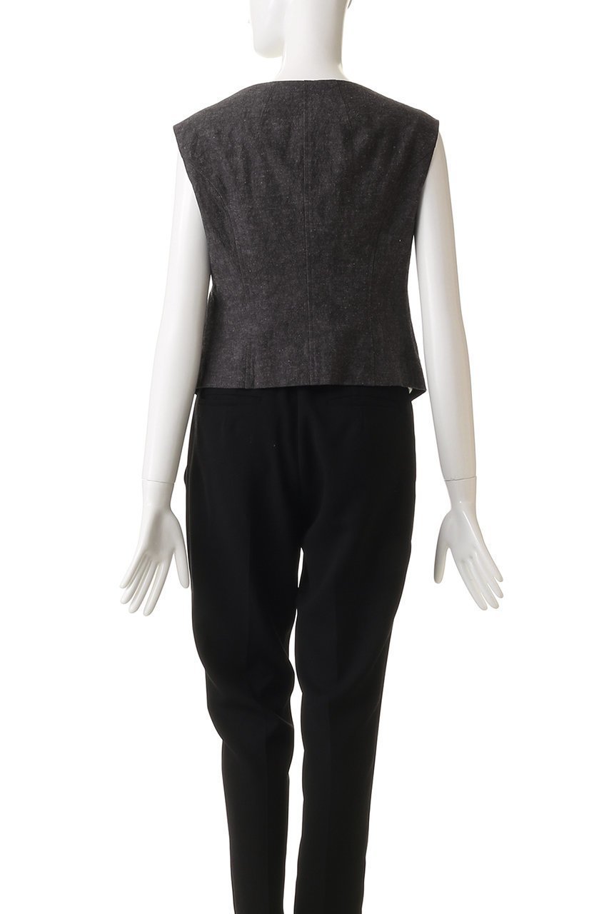 【アキラナカ/AKIRANAKA】のSesilia ベスト 人気、トレンドファッション・服の通販 founy(ファニー) 　ファッション　Fashion　レディースファッション　Fashion for Women　アウター　Coat / Outerwear Collection　レディースジャケット・軽アウター　Jackets　2026年　2026　カッティング　Cutting Detail　クロップド　Cropped, Short Length　コンパクト　Compact, Small Size　シェイプ　Shape, Slim Fit　ジャケット　Jacket, Outerwear　フォルム　Silhouette, Form　ベスト　Vest, Waistcoat　ボトム　Bottoms, Lower Wear　マキシ　Maxi, Full Length　モダン　Modern, Contemporary　リネン　Linen, Linen Fabric　エレガント 上品　Elegant　夏　Summer　春　Spring　S/S・春夏　SS, Spring/Summer, Warm Season　other-4|ID: prp329100004815884 ipo3291000000035669914