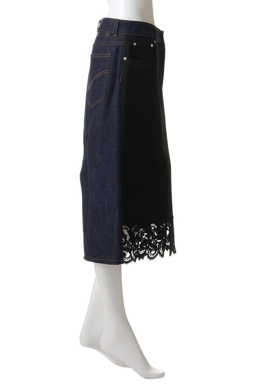 【ステラ マッカートニー/STELLA McCARTNEY】のスリップデニムスカート 人気、トレンドファッション・服の通販 founy(ファニー) 　ファッション　Fashion　レディースファッション　Fashion for Women　スカート　Skirts　デニムスカート・カジュアルスカート　Denim Skirts　2026年　2026　デニム　Denim, Jeans Material　レース　Lace, Lace Fabric　夏　Summer　春　Spring　S/S・春夏　SS, Spring/Summer, Warm Season　other-3|ID: prp329100004815889 ipo3291000000034979754