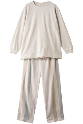 【キッドブルー/KID BLUE】 26Wガーゼストライプパジャマ人気、トレンドファッション・服の通販 founy(ファニー) ファッション Fashion レディースファッション Fashion for Women トップス・カットソー Cut & Sew Tops ストライプ Stripe, Striped Pattern パジャマ Pajamas, Sleepwear ボトム Bottoms, Lower Wear リラックス Relax, Relaxed Fit エレガント 上品 Elegant 新作・新入荷 New Arrivals / New In 無地 Plain, Solid Color |ID:prp329100004815897