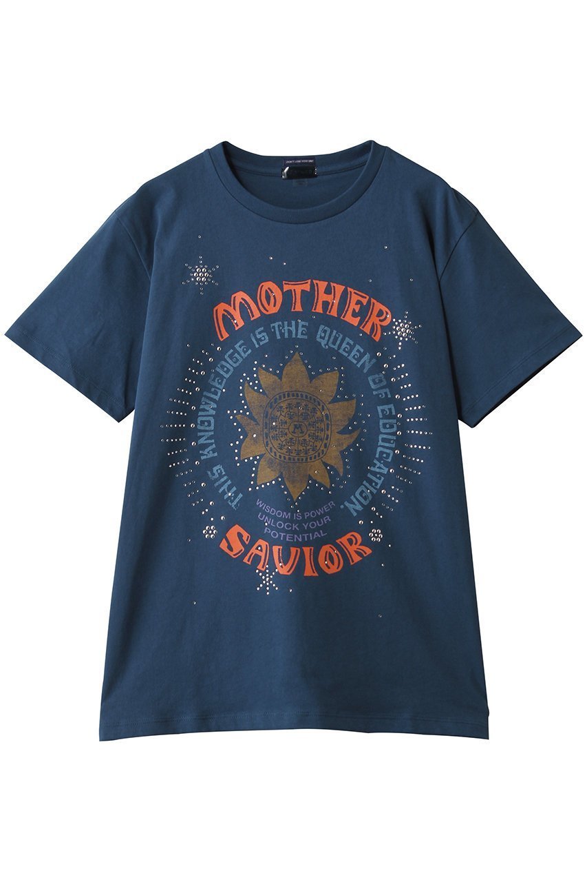 【マザー/MOTHER】のTHE ROWDY SAVIORプリントTシャツ (MVI) 人気、トレンドファッション・服の通販 founy(ファニー) ファッション Fashion レディースファッション Fashion for Women トップス・カットソー Cut & Sew Tops シャツ・ブラウス・オフィスカジュアル Elegant Blouses & Button-Ups ロングTシャツ・Tシャツ Longline T-Shirts & Tees カットソー・ベーシックTシャツ Cut-and-Sewn Tops / Stretch Tees & Basics 2026年 2026 グラフィック Graphic, Graphic Design ショート Short, Short Length シルバー Silver, Metallic Silver スタッズ Studs, Metal Accents ストーン Stone, Gem-Like スリーブ Sleeve, Long Sleeve / Short Sleeve デニム Denim, Jeans Material フロント Front, Front Design プリント Print, Printed Pattern リュクス Luxury, Elegant, High-End, Chic 夏 Summer 春 Spring S/S・春夏 SS, Spring/Summer, Warm Season other-1|ID: prp329100004815904 ipo3291000000034979938