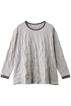 【キッドブルー/KID BLUE】の26ドットJQトップス 人気、トレンドファッション・服の通販 founy(ファニー) ファッション Fashion レディースファッション Fashion for Women トップス・カットソー Cut & Sew Tops おすすめ Recommended / Our Picks ジャカード／ジャガード Jacquard, Woven Pattern セットアップ Set-Up, Coordinated Outfit ドット Polka Dot, Dot Pattern パジャマ Pajamas, Sleepwear フレア Flare, Flared 新作・新入荷 New Arrivals / New In 長袖 Long Sleeve, Full Sleeve thumbnail ライトグレー|ID: prp329100004815912 ipo3291000000034980057