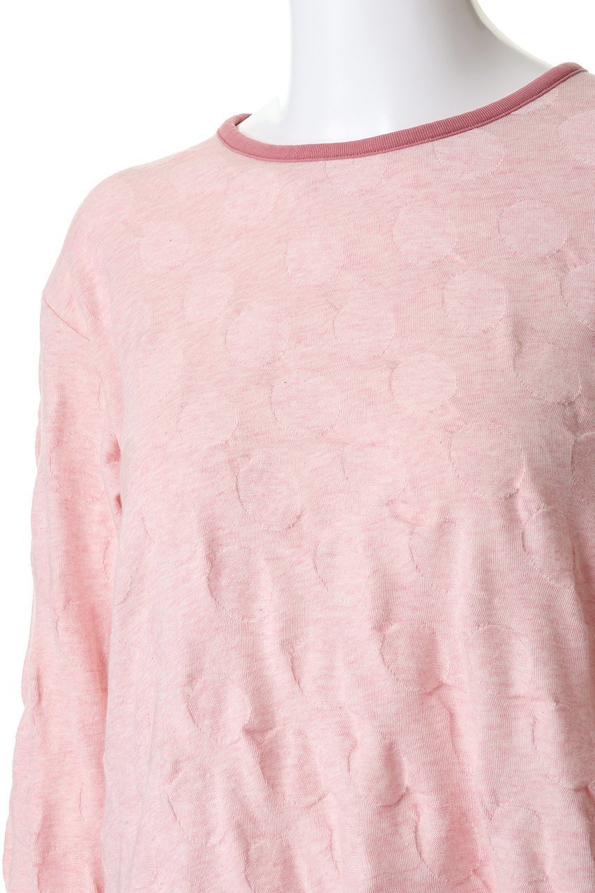 【キッドブルー/KID BLUE】の26ドットJQトップス 人気、トレンドファッション・服の通販 founy(ファニー) 　ファッション　Fashion　レディースファッション　Fashion for Women　トップス・カットソー　Cut & Sew Tops　おすすめ　Recommended / Our Picks　ジャカード／ジャガード　Jacquard, Woven Pattern　セットアップ　Set-Up, Coordinated Outfit　ドット　Polka Dot, Dot Pattern　パジャマ　Pajamas, Sleepwear　フレア　Flare, Flared　新作・新入荷　New Arrivals / New In　長袖　Long Sleeve, Full Sleeve　other-5|ID: prp329100004815912 ipo3291000000034980061