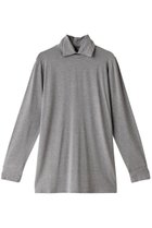 【ミズイロ インド/mizuiro ind】のshirt collar high neck P/O プルオーバー 人気、トレンドファッション・服の通販 founy(ファニー) ファッション Fashion レディースファッション Fashion for Women トップス・カットソー Cut & Sew Tops シャツ・ブラウス・オフィスカジュアル Elegant Blouses & Button-Ups ロングTシャツ・Tシャツ Longline T-Shirts & Tees カジュアルプルオーバー・ニットトップス Pullovers & Knit Tops / Casual Pullovers カットソー・ベーシックTシャツ Cut-and-Sewn Tops / Stretch Tees & Basics インナー Innerwear シンプル Simple, Minimal スリーブ Sleeve, Long Sleeve / Short Sleeve ハイネック High Neck, Mock Neck ベーシック Basic, Essential ロング Long, Long-Length エレガント 上品 Elegant A/W・秋冬 Autumn/Winter thumbnail gray|ID: prp329100004815915 ipo3291000000034980089