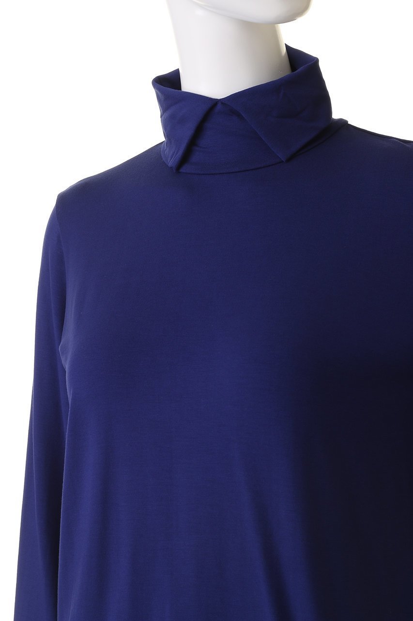 【ミズイロ インド/mizuiro ind】のshirt collar high neck P/O プルオーバー 人気、トレンドファッション・服の通販 founy(ファニー) 　ファッション　Fashion　レディースファッション　Fashion for Women　トップス・カットソー　Cut & Sew Tops　シャツ・ブラウス・オフィスカジュアル　Elegant Blouses & Button-Ups　ロングTシャツ・Tシャツ　Longline T-Shirts & Tees　カジュアルプルオーバー・ニットトップス　Pullovers & Knit Tops / Casual Pullovers　カットソー・ベーシックTシャツ　Cut-and-Sewn Tops / Stretch Tees & Basics　インナー　Innerwear　シンプル　Simple, Minimal　スリーブ　Sleeve, Long Sleeve / Short Sleeve　ハイネック　High Neck, Mock Neck　ベーシック　Basic, Essential　ロング　Long, Long-Length　エレガント 上品　Elegant　A/W・秋冬　Autumn/Winter　other-5|ID: prp329100004815915 ipo3291000000034980096