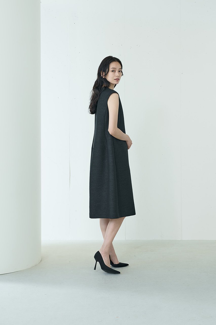 【ジェイドット/j.】のドビーツイードワンピース 人気、トレンドファッション・服の通販 founy(ファニー) 　ファッション　Fashion　レディースファッション　Fashion for Women　ワンピース　Dresses　チュニック　Tunic Tops & Dresses　チュニック　Tunic, Long Top　パターン　Pattern, Design Print　ファブリック　Fabric, Textile　フォーマル　Formal, Dressy　エレガント 上品　Elegant　other-7|ID: prp329100004815918 ipo3291000000034980130