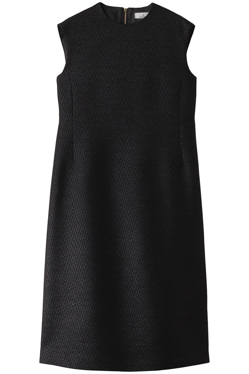 【ジェイドット/j.】のドビーツイードワンピース インテリア・キッズ・メンズ・レディースファッション・服の通販 founy(ファニー) ファッション Fashion レディースファッション Fashion for Women ワンピース Dresses チュニック Tunic Tops & Dresses チュニック Tunic, Long Top パターン Pattern, Design Print ファブリック Fabric, Textile フォーマル Formal, Dressy エレガント 上品 Elegant ブラック|ID: prp329100004815918 ipo3291000000036187903