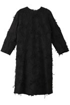 【ジェイドット/j.】のカットジャカードワンピース 人気、トレンドファッション・服の通販 founy(ファニー) ファッション Fashion レディースファッション Fashion for Women ワンピース Dresses チュニック Tunic Tops & Dresses シンプル Simple, Minimal ジャカード／ジャガード Jacquard, Woven Pattern スリット Slit, Slit Detail チュニック Tunic, Long Top thumbnail ブラック|ID: prp329100004815919 ipo3291000000034980133