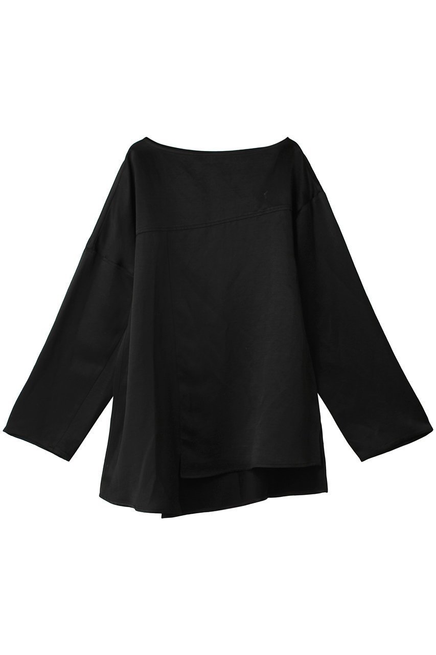 【ジェイドット/j.】のアセテートリネンドレープチュニック インテリア・キッズ・メンズ・レディースファッション・服の通販 founy(ファニー) 　ファッション　Fashion　レディースファッション　Fashion for Women　ワンピース　Dresses　チュニック　Tunic Tops & Dresses　アシンメトリー　Asymmetrical Style　チュニック　Tunic, Long Top　ドレープ　Drape, Draping Fabric　ファブリック　Fabric, Textile　ボトム　Bottoms, Lower Wear　ブラック|ID: prp329100004815920 ipo3291000000035670002