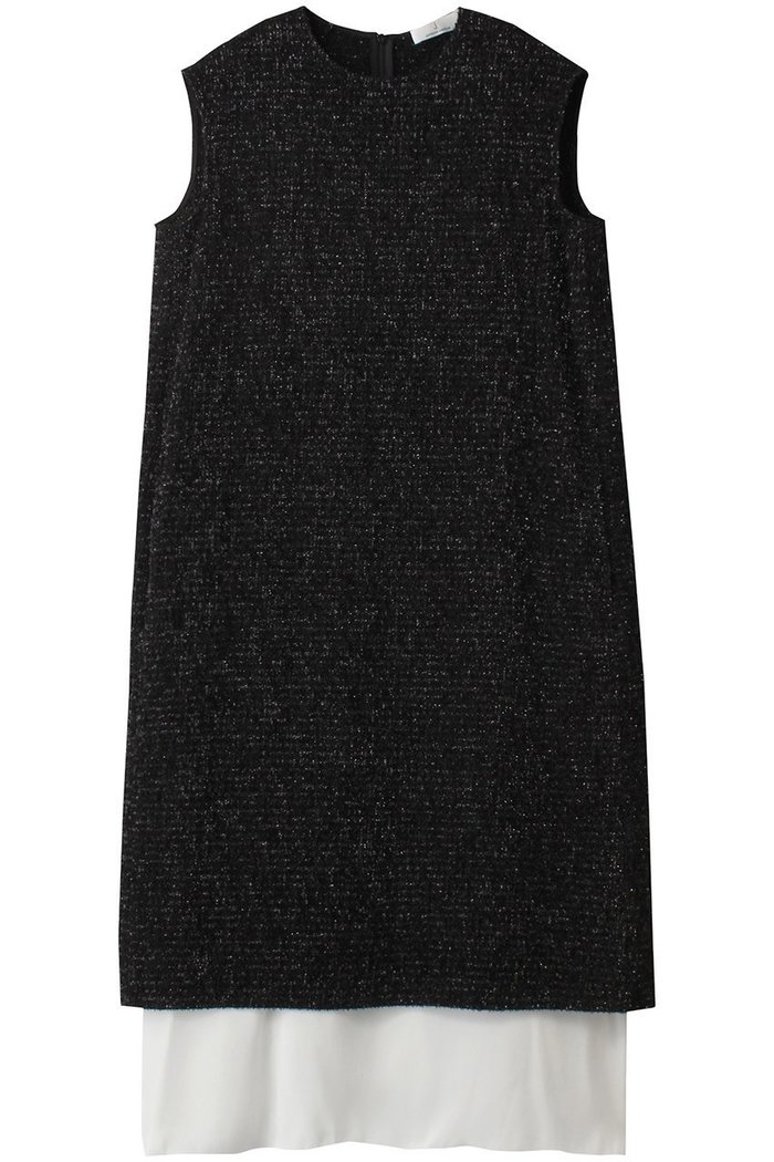 【ジェイドット/j.】のラメツイードレイヤードワンピース インテリア・キッズ・メンズ・レディースファッション・服の通販 founy(ファニー) https://founy.com/ ファッション Fashion レディースファッション Fashion for Women ワンピース Dresses チュニック Tunic Tops & Dresses オケージョン Occasion Wear チュニック Tunic, Long Top ツイード Twill, Twill Weave ロング Long, Long-Length |ID: prp329100004815921 ipo3291000000034980150
