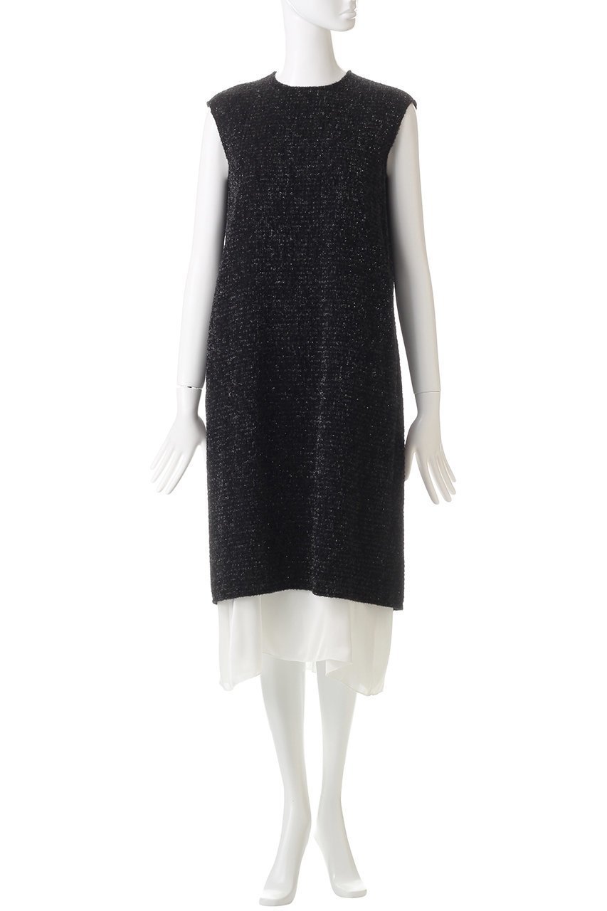 【ジェイドット/j.】のラメツイードレイヤードワンピース 人気、トレンドファッション・服の通販 founy(ファニー) 　ファッション　Fashion　レディースファッション　Fashion for Women　ワンピース　Dresses　チュニック　Tunic Tops & Dresses　オケージョン　Occasion Wear　チュニック　Tunic, Long Top　ツイード　Twill, Twill Weave　ロング　Long, Long-Length　other-2|ID: prp329100004815921 ipo3291000000034980152