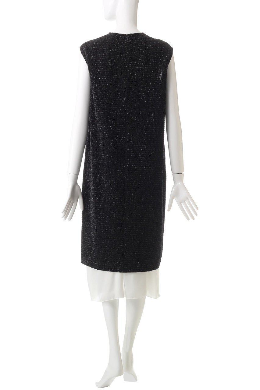 【ジェイドット/j.】のラメツイードレイヤードワンピース 人気、トレンドファッション・服の通販 founy(ファニー) 　ファッション　Fashion　レディースファッション　Fashion for Women　ワンピース　Dresses　チュニック　Tunic Tops & Dresses　オケージョン　Occasion Wear　チュニック　Tunic, Long Top　ツイード　Twill, Twill Weave　ロング　Long, Long-Length　other-4|ID: prp329100004815921 ipo3291000000034980154