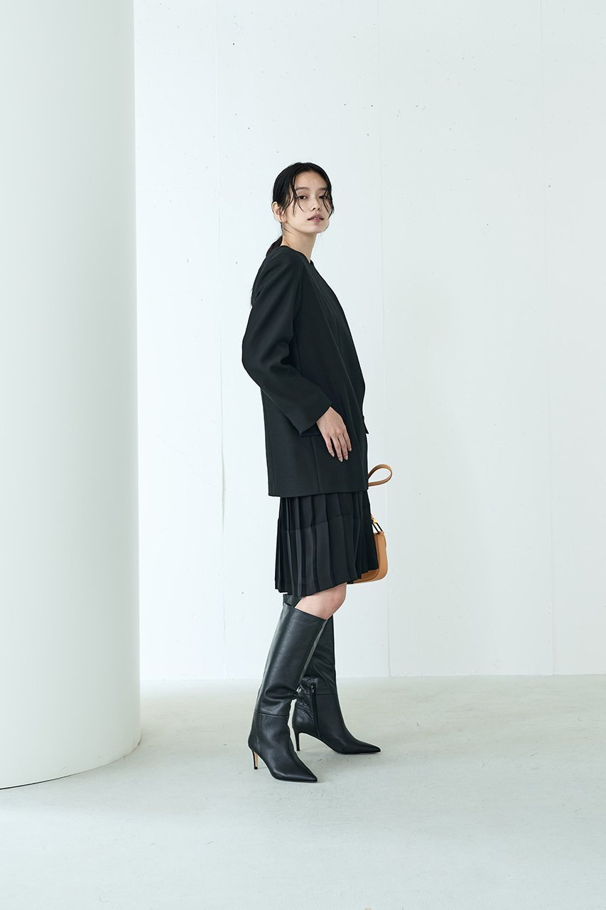 【ジェイドット/j.】のヴァージンウールMIXチュニック 人気、トレンドファッション・服の通販 founy(ファニー) 　ファッション　Fashion　レディースファッション　Fashion for Women　ワンピース　Dresses　チュニック　Tunic Tops & Dresses　おすすめ　Recommended / Our Picks　ジャケット　Jacket, Outerwear　セットアップ　Set-Up, Coordinated Outfit　チュニック　Tunic, Long Top　モダン　Modern, Contemporary　other-7|ID: prp329100004815922 ipo3291000000036089604